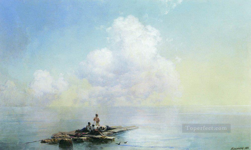 morning after the storm 1888 Romantic Ivan Aivazovsky Russian Oil Paintings